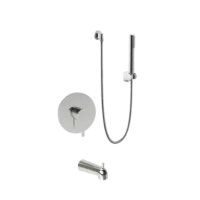 Jovi Single Function  Shower W/ Wall Bracket & Div Tub Spt Trim Kit