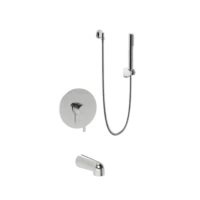 Jovi Single Function  Shower W/ Wall Bracket & Non Div Tub Spt Trim Kit