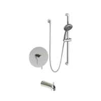 Jovi Seven Function Shower W/ Slide Bar & Div Tub Spt Trim Kit